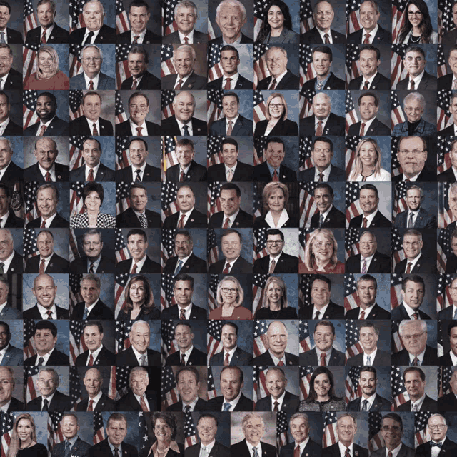 a collage of portraits of members of the united states congress