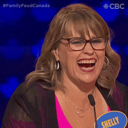 Laughing Family Feud Canada GIF - Laughing Family Feud Canada Chuckling GIFs