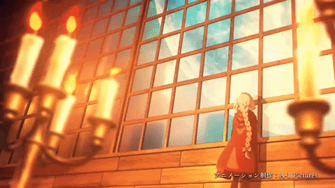 a picture of a girl looking out a window with candles and a caption that says a1 pictures