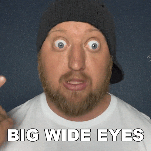 Big Wide Eyes Dj Hunts GIF - Big Wide Eyes Dj Hunts Large Eyes GIFs
