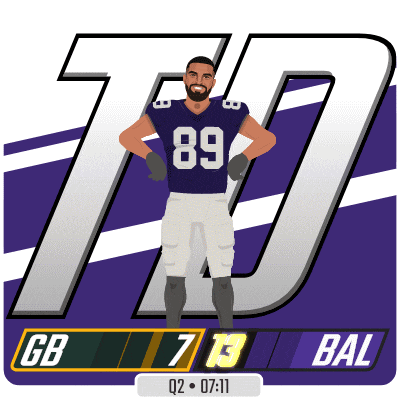 a football player wearing a purple jersey with the number 89 on it
