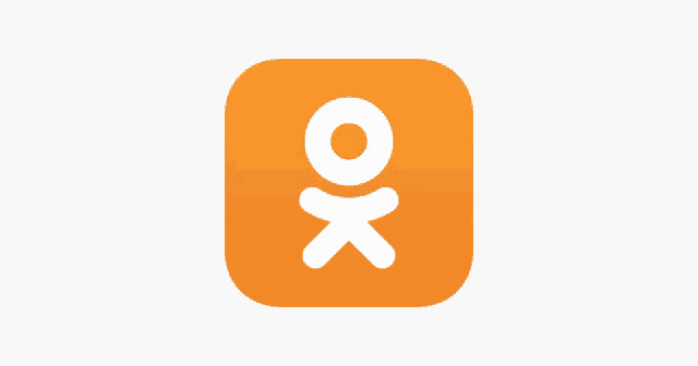 an orange square with a white ok written on it