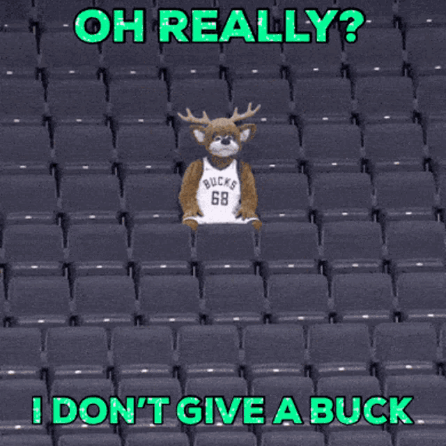 Milwaukee Bucks Mascot GIF - Milwaukee Bucks Mascot GIFs