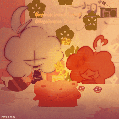 a drawing of two cartoon characters with the words congratulations on the bottom right