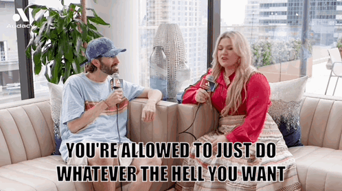 Audacy Kelly Clarkson GIF - Audacy Kelly Clarkson Do Whatever The Hell You Want GIFs