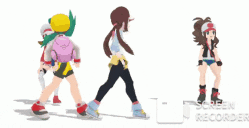 a screen recorder is shown in the corner of a cartoon