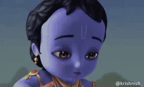 Little Krishna Little Kanha GIF - Little Krishna Little Kanha Cute Krishna GIFs