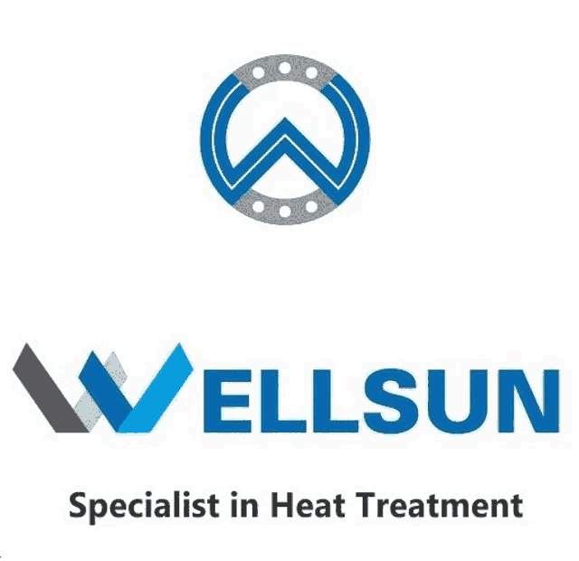 wellsun is a specialist in heat treatment and has a blue logo