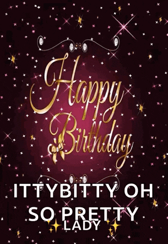 a birthday card that says happy birthday on it