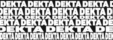 a black and white sign that says dekta dekta dekta dekta dekta dekta dekta
