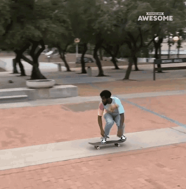 Skateboard Trick People Are Awesome GIF