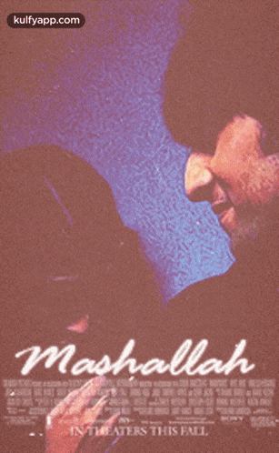 a movie poster for mashaallah with a woman 's face