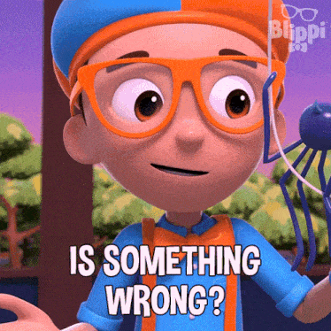 Is Something Wrong Blippi GIF - Is Something Wrong Blippi Blippi Wonders - Educational Cartoons For Kids GIFs