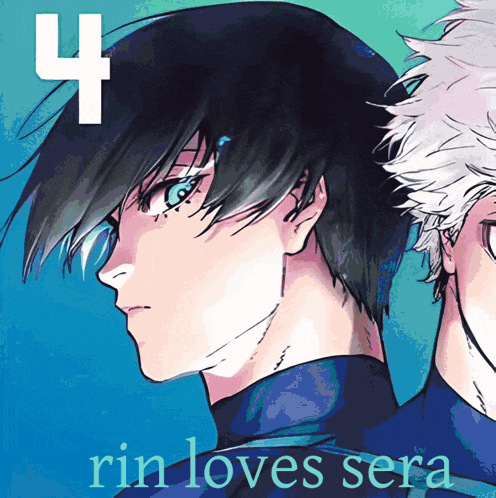 rin loves sera is written on the cover of a comic book