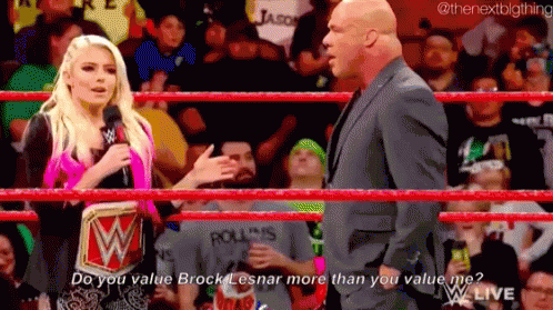 Alexa Bliss Brock Lesnar GIF - Alexa Bliss Brock Lesnar Kurt Angle GIFs