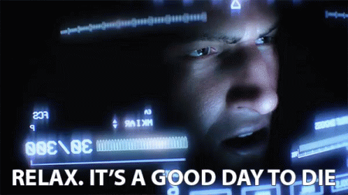 Relax. It'S A Good Day To Day GIF - Starship Troopers Traitor Of Mars Relax GIFs