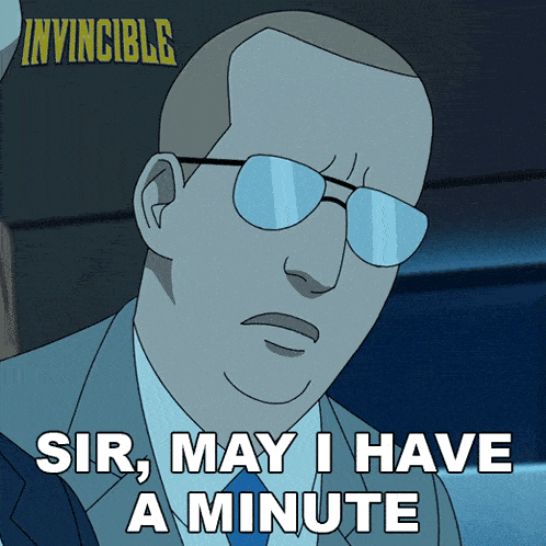 Sir May I Have A Minute Donald Ferguson GIF - Sir May I Have A Minute Donald Ferguson Invincible GIFs