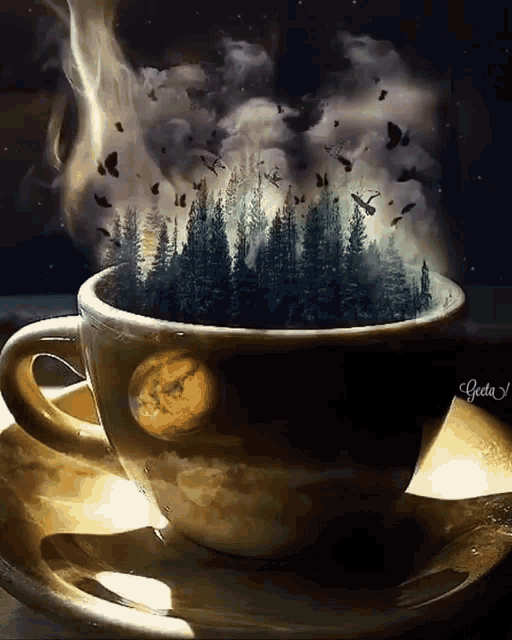 The Greatest Threat Coffee GIF - The Greatest Threat Coffee Cup GIFs