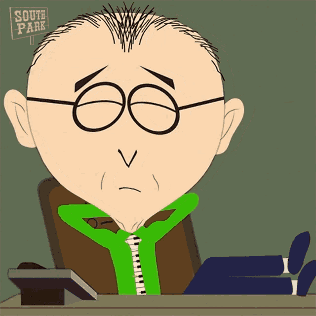 Chilling Mr Mackey GIF - Chilling Mr Mackey South Park GIFs