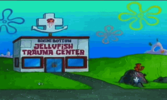 Sponge Bob Jellyfish GIF - Sponge Bob Jellyfish Trauma Center GIFs