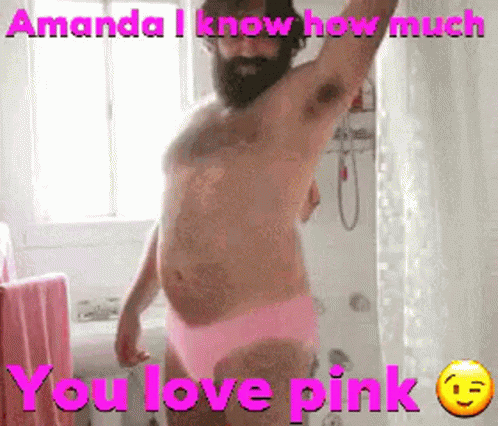 Pink Guy GIF - Pink Guy I Love Pink GIFs