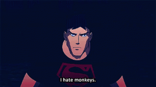 Superboy Hates Monkeys I Hate Monkeys GIF - Superboy Hates Monkeys I Hate Monkeys Superboy GIFs