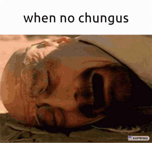 When No Chungus Chungus GIF - When No Chungus Chungus Walter White GIFs