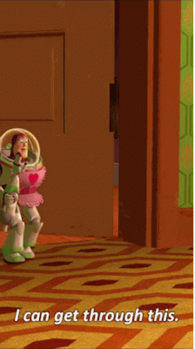 Toy Story Buzz Lightyear GIF - Toy Story Buzz Lightyear I Can Get Through This GIFs