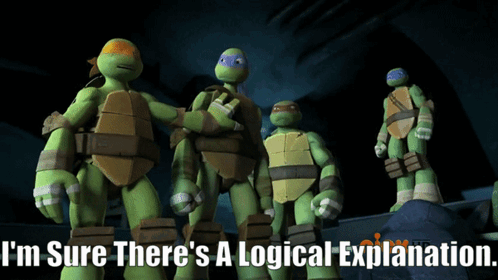 Tmnt Michelangelo GIF - Tmnt Michelangelo Im Sure Theres A Logical Explanation GIFs