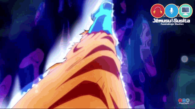 a screen shot of a cartoon character with the words jemusu & susica on the bottom