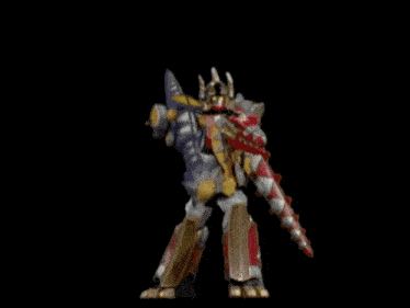 a robot is standing in a boxing ring with a sign that says dinosau