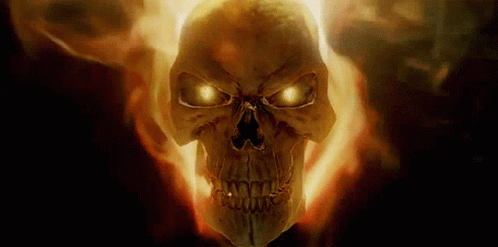 Skull On Fire GIF - Skull On Fire GIFs