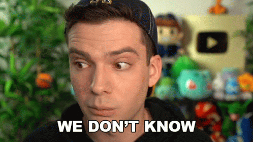We Dont Know Mandjtv GIF - We Dont Know Mandjtv We Are Not Sure GIFs
