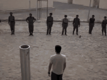 What A Bunch Of Knuckle Heads GIF - Army Jumping Jacks GIFs
