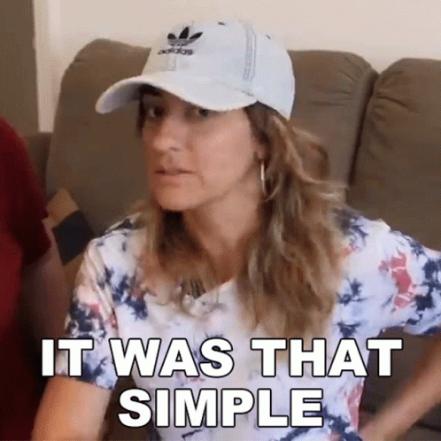 It Was That Simple Arielle Scarcella GIF - It Was That Simple Arielle Scarcella Simple As That GIFs
