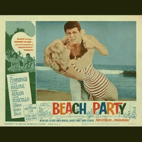 Movies Poster GIF - Movies Poster Beach Party GIFs