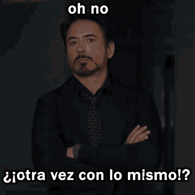 Otravez Otra Ves GIF - Otravez Otra Ves Robert Downey Jr GIFs