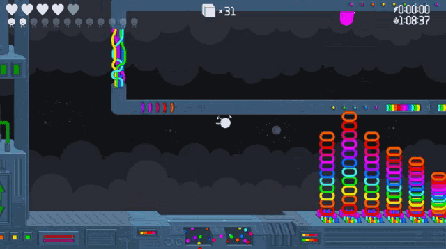 a screenshot of a video game shows a score of 31