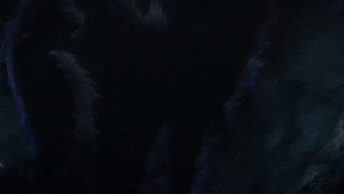 a close up of a wolf with glowing eyes