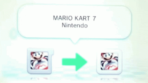 Mario Data Transfer GIF - Mario Data Transfer Mario Kart7 GIFs