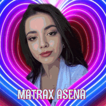 a picture of a girl with the name matrax asena on it