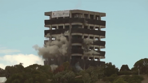Building Out GIF - Demolition Destroy Fall GIFs