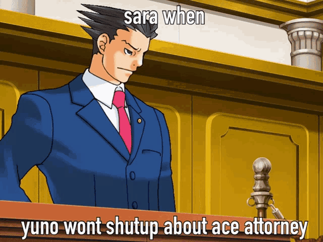 Ace Attorney Sara GIF - Ace Attorney Sara Sara Is Kokichi Kinnie GIFs