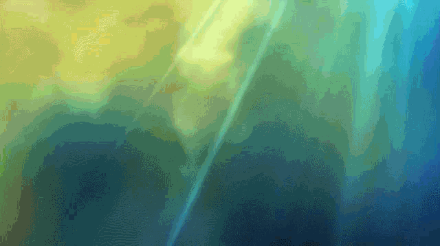 a blue and yellow background with a few lines