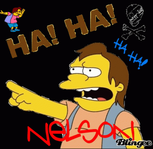 The Simpsons Nelson Muntz GIF - The Simpsons Nelson Muntz Ha Ha GIFs
