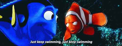 Dory Just Keep Swimming GIF - Dory Just Keep Swimming Marlin GIFs