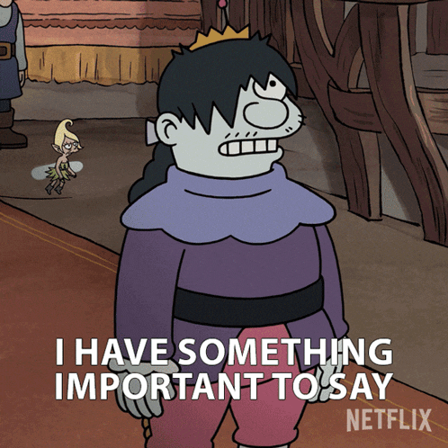 I Have Something Important To Say Prince Derek GIF - I Have Something Important To Say Prince Derek Disenchantment GIFs