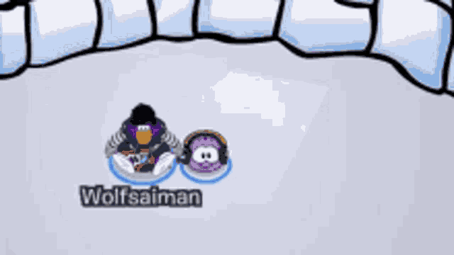 two penguins in a video game talking about being gay