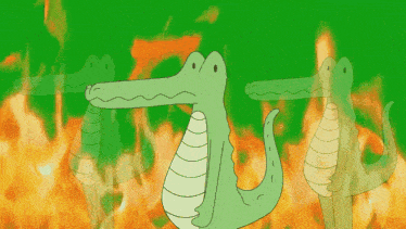 Flammes Feu GIF - Flammes Feu Crocodile GIFs