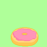 Pink Donut  With Sprinlkes GIF - Donut Sprinkles Glazed GIFs